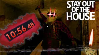 INSANE HORROR GAME SPEEDRUN [Stay Out of the House Challenge]