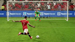 eFootball 2022 - Manchester United vs FC Barcelona - Penalty Shootout Gameplay (XSX UHD) [4K60FPS]