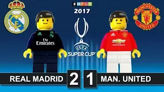 Uefa Super Cup 2017 • Real Madrid vs Manchester United 2-1 • Lego Football Film Goals Highlights