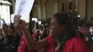 Chaos at LA City Council after recorded racism