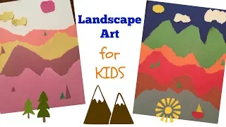 Landscape Art for Kids, Teachers & Parents