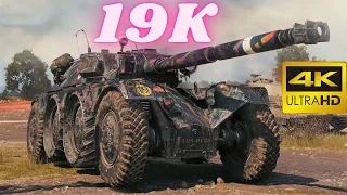 Panhard EBR 105 💥 19K Spot Damage - World of Tanks Replays