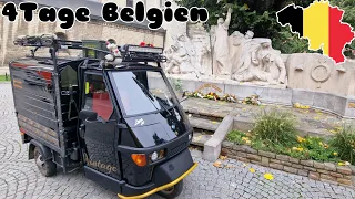 Mit der Ape 50 durch Belgien 4 Tage unterwegs (HABE DIESEL GETANKT ) Piaggio Ape50 Reisen