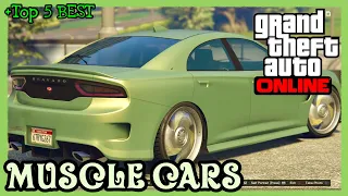 GTA 5 Online Top 5 Best & Fast Muscle Cars To Purchase For Racing (New GTA V Update)