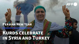 Kurds in Syria, Turkey celebrate Persian New Year | AFP