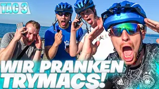 🔥🤯IM SUPERMARKT EINGESPERRT! | Dänemark Erreicht! Tag 3 der Fahrradtour mit MEGA PRANK an Trymacs!