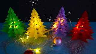 КАК сделать ЕЛКУ из БУМАГИ  своими руками. Новогодние поделки/ DIY paper Сhristmas tree