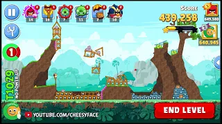CheesyFace Level 1 NO Power UP Angry Birds Friends Tournament 1029 Walkthrough 130122
