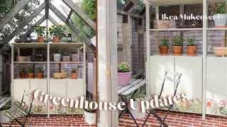 Ikea Ivar Makeover & adding shelving to the greenhouse 🪴