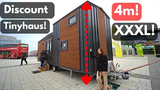 DISCOUNT DESIGN TINYHOUSE 2023: Fahrbar OHNE BAUGENEHMIGUNG fast überall in Deutschland nutzbar!