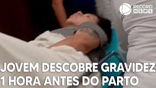 Jovem descobre gravidez uma hora antes do parto