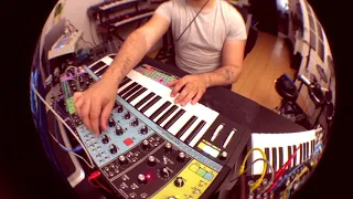 Moog Matriarch Evening Jam (With the MPC Live 2 Retro and DSI OB-6)