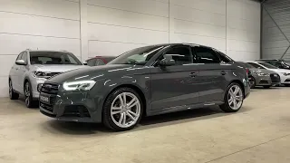 Audi A3 Limousine 1.5 TFSI S-Line S-Tronic 2019 Nano Grijs