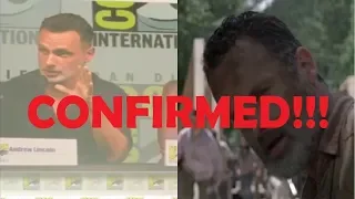 The Walking Dead Season 9 - Comic Con ANDREW LINCOLN SAYS GOODBYE