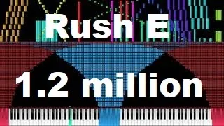 [Black MIDI] Rush E Even More Impossible 1.2 Million Notes