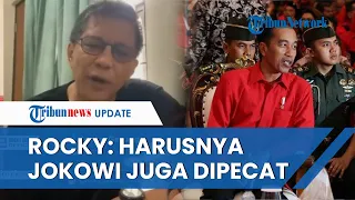 Rocky Gerung: Budiman Sudjatmiko Dipecat, Harusnya Jokowi juga Dipecat karena Tak Tegak Lurus