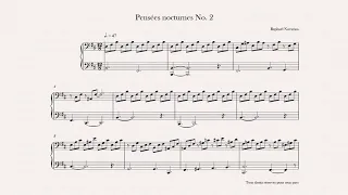 Pensées nocturnes No. 2 (Piano Sheet Music)