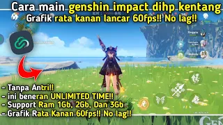 New again!! How to play Genshin Impact on a potato cellphone using Netease Cloud!! UNLIMITED TIME!!