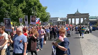 "Бессмертный полк" в Берлине 9 мая 2018 г.