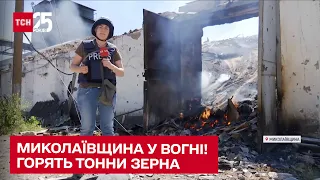 🔥😨 Миколаївщина у вогні! Палають поля і склади з тоннами зерна – ТСН