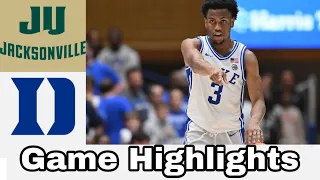 College Basketball Jacksonville Vs #7 Duke Game Highlights | 11/7/22 |