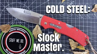 Cold Steel Tim Wells Double Safe Hunter Slock Master Folding Knife 3.5" Drop Point: Review video.