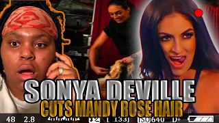 OMG ! Sonya Deville Attacks Mandy Rose & Sonya Cuts Mandys Hair WWE Smackdown 7/31/20 !