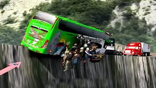 Beautiful Volvo Bus Driving At World’s Most Dangerous Roads | Volvo Safest