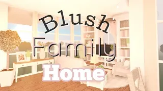 ~ Blush Family Home ~ 82k ~ Bloxburg Speed Build ~ Aquoiia ~