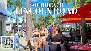 LINCOLN ROAD SOUTH BEACH OCTOBER 2021 4K ULTRA HD 60FPS MIAMI BEACH FLORIDA USA