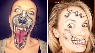 Horror Fan Creates Scary Halloween Makeup