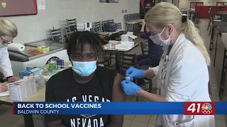 Baldwin County school district hosts back to school vaccination event