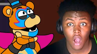 REACTING TO Piemations - 5 AM at Freddy's: Superstar Edition!!!!