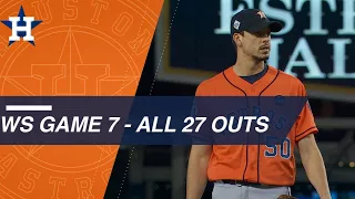 Watch as the Astros pitchers get all 27 outs in Game 7 of the World Series