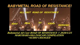 BABYMETAL ROAD OF RESISTANCE! 2020/01/25 All Cast MAKUHARI LIVE +SSA FANCAM COMPILATION*AUDIO CHANGE