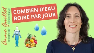 Combien d’eau faut-il boire par jour ? - Apports, pertes, boissons