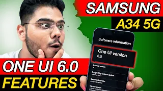 Samsung A34 5G One UI 6.0 Android 14 Update|Latest Features, PART-1