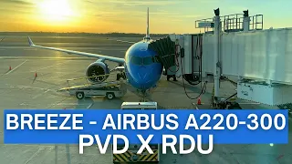 TRIP REPORT | Breeze Airways - Airbus A220-300 - Providence (PVD) to Raleigh Durham (RDU) | Economy