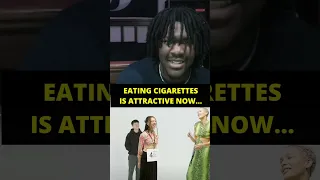 EATING CIGARETTES IS ATTRACTIVE NOW...