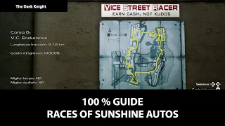 GTA Vice City Definitive Edition: 100% Guide - Races of Sunshine Autos (Gare del Sunshine Autos)