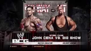 WWE NO WAY OUT John Cena vs Big Show Steel Cage Match Prediction!