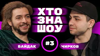 ВАСЯ БАЙДАК в Хто Зна Шоу + Чирков, Сас, Глущенко