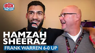 Hamzah Sheeraz Laughs At Eddie Hearn After SENSATIONAL STOPPAGE Win