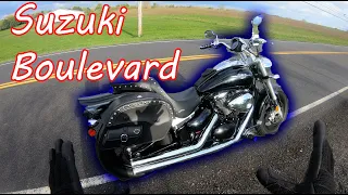 Suzuki Boulevard M50 First Ride // Zero to Sixty (0-60) // 4k