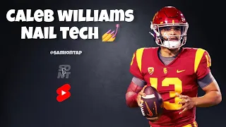 USC Star QB Caleb Williams Has Different Nails 💅 Each College Football Game 👀 #CFB #Shorts