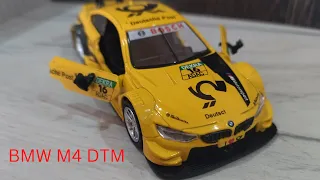 DIECAST BMW M4 DTM yellow SCALE 1:43 !!!