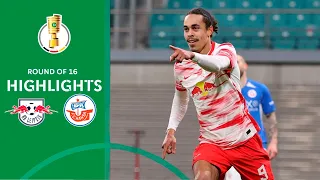 Leipzig vs Hansa Rostock 2-0 Highlights & Goals | DFB-Pokal
