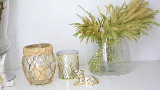 RECYCLING WITH GLASS JARS/ Diy Jute Rope Craft Idea