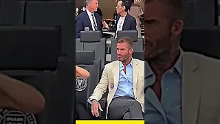 David Beckham and Victoria happy moment in stand #shorts