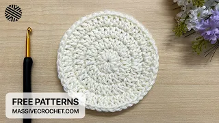 👌 How to Crochet a PERFECT Circle Without Seam! ✅ QUICK & EASY Crochet for Beginners